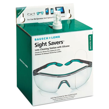 Bausch & Lomb Sight Savers Lens Cleaning Station, 16 Oz Plastic Bottle, 6.5 X 4.75, 1,520 Tissues-box freeshipping - TVN Wholesale